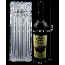 Moins cher rouge vin Air colonne coussin emballage sac pour emballage de bouteille de vin rouge